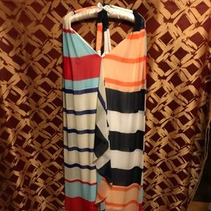 Beach Summer Chiffon Multi Color Dress